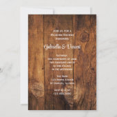 Invitation Roses et cheval Bit Pays Wedding shower de l'Ouest (Dos)