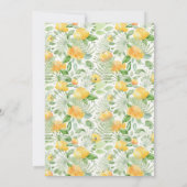 Invitation Roses Fleur de Pêche Douce 80ème (Dos)