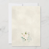 Invitation Roses ivoiriens et Eucalyptus Elegant Mariage virt (Dos)