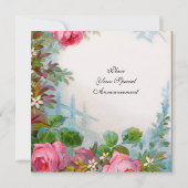 Invitation ROSES & JASMINES champagne (Dos)