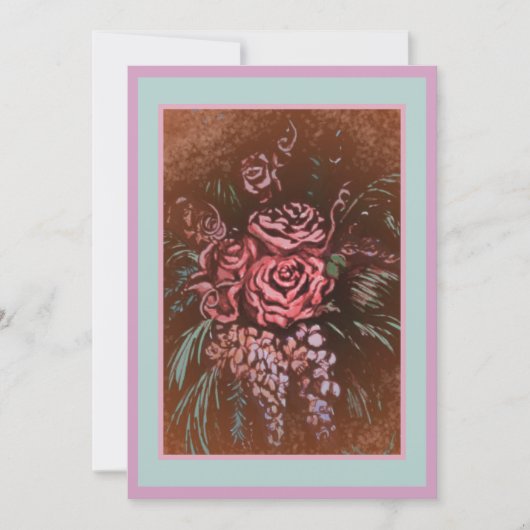 Invitation Roses Mémorables (Devant)