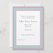 Invitation Roses Mémorables (Dos)