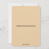 Invitation Roses noires gothiques modifiables (Dos)