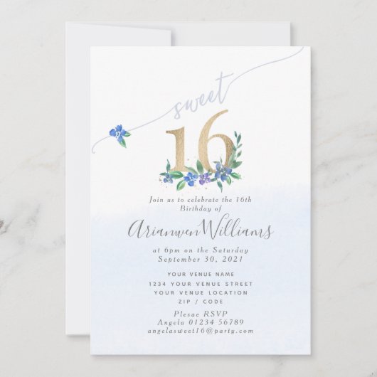 Invitation Roses Paeony (Devant)