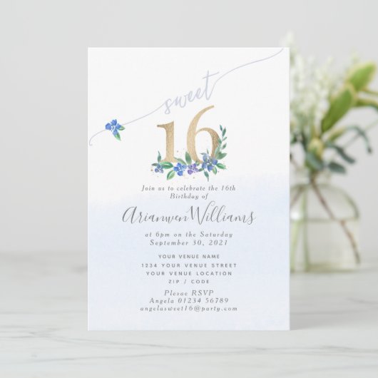 Invitation Roses Paeony (Debout devant)