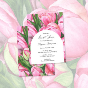 Invitation Roses pivoines verdure Fête de mariage floral