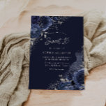 Invitation Roses & Robe Marine & Silver Sweet 16 Party<br><div class="desc">Roses & Robe Marine & Silver Sweet 16 Party Invitation Voir la collection correspondante dans notre magasin</div>