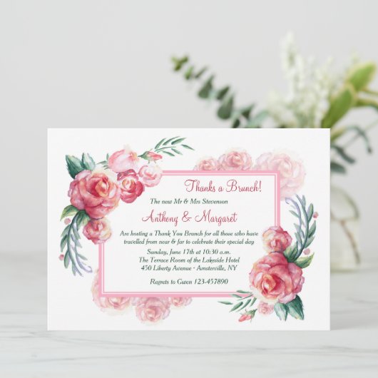 Invitation Roses Roses (Debout devant)