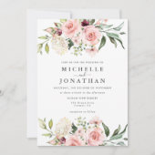 Invitation Roses roses romantiques Roses Rose Dusty Faire-par (Devant)