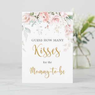Invitation Roses Roses Rose Devinez Combien De Baisers Jeu Si