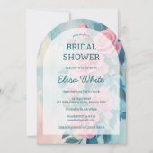 Invitation Roses roses rose Fête des mariées de peinture PERS (Devant)