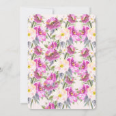 Invitation Roses roses roses Baby shower Floral (Dos)