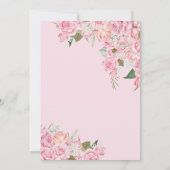 Invitation Roses roses roses et or Tiara Floral Quinceanera (Dos)