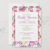 Invitation Roses roses roses Fêtes des mariées florales (Devant)