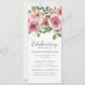 Invitation Roses roses roses florales Evite numérique (Devant)