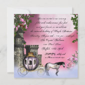 Invitation Roses roses roses Princesse Sweet 16 Party (Dos)