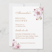 Invitation Roses roses roses rose féministes Fête des mariées (Devant)