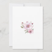 Invitation Roses roses roses rose féministes Fête des mariées (Dos)