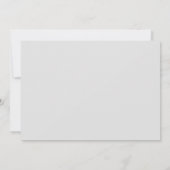 Invitation Roses Roses Roses Roses Gris Floral Enregistrer Le (Dos)