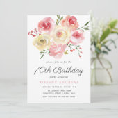 Invitation Roses Roses Roses Roses Roses 70e anniversaire Inv (Debout devant)