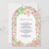 Invitation Roses Roses Roses Roses Roses Roses Arch Floral en (Dos)