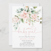 Invitation Roses Roses Roses Roses Roses Roses Eucalyptus Bab (Devant)