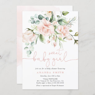Invitation Roses Roses Roses Roses Roses Roses Eucalyptus Bab