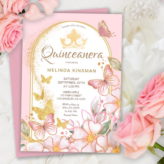 Invitation Roses Roses Roses Roses Roses Roses Or | Parti Qui