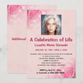 Invitation Roses roses roses roses roses roses roses roses ro (Devant / Derrière)