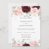 Invitation Roses roses roses roses roses roses roses rouges r (Devant)