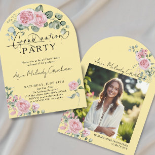 Invitation roses roses roses roses roses roses script photo r