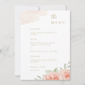 Invitation Roses Roses Roses Roses Vertes Feuilles Élégant Me (Devant)