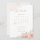 Invitation Roses Roses Roses Roses Vierges Sauvez La Date Mar (Devant)