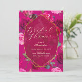 Invitation Roses roses roses sur Viva Magenta | FÊTE DES MARI (Debout devant)