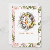 Invitation Roses roses roses Verdure OEufs de Pâques Ner Poul (Dos)