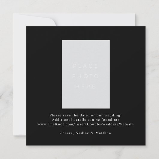 Invitation Roses rouges Abstraites et pavots Enregistrer la d (Dos)