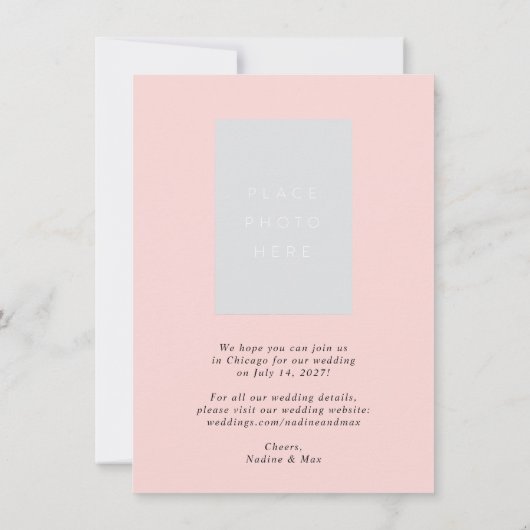 Invitation Roses rouges Abstraites et pavots Enregistrer la d (Dos)