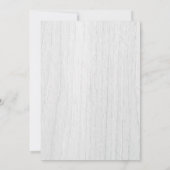 Invitation Roses rouges aquarelle Rustique 40e anniversaire d (Dos)