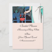 INVITATION ROSES ROUGES DANS LA NUIT, FÊTE DES MARIÉES (Dos)