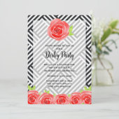 Invitation Roses rouges du Derby Party (Debout devant)