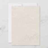 Invitation Roses rouges et roses élégantes avec Mariage or (Dos)