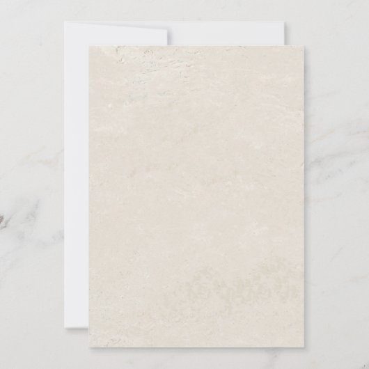 Invitation Roses rouges et roses élégantes avec Mariage or (Dos)