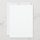 Invitation Roses Texturées Blush Blanc Mariage Simple (Dos)