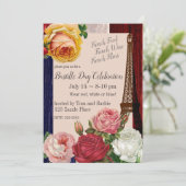 Invitation Roses vintages du 14 juillet (Debout devant)