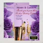 Invitation Rosier de fête (Devant / Derrière)