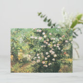 Invitation Rosier en Fleurs par Vincent van Gogh (Debout devant)