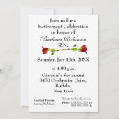 Invitation Rossignol de Célébration-Florence de retraite (Dos)