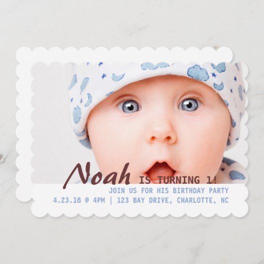 Invitation - rotation de 1 ! (Devant / Derrière)