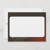 Invitation Rotes Weihnachtsmotiv mit goldenem Weihnachtsbaum (Dos)