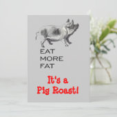 Invitation Rôti de porc (Debout devant)